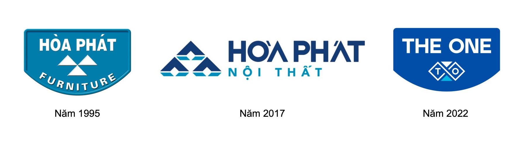 logo nội thất the one mới được chuyển đổi từ Hòa Phát