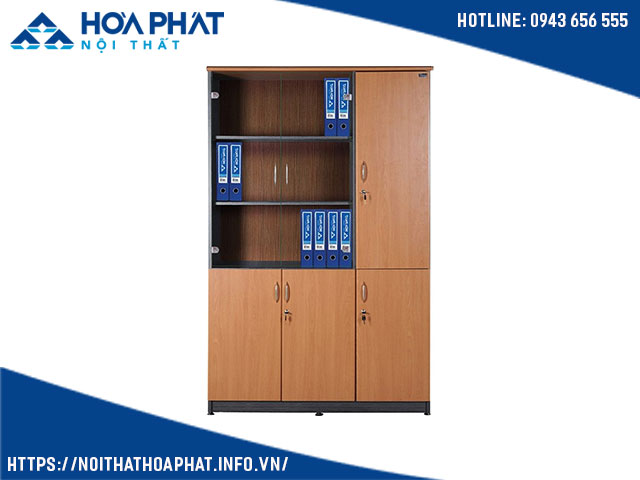 tủ văn phòng 3 cánh hòa phát NT1960-3B