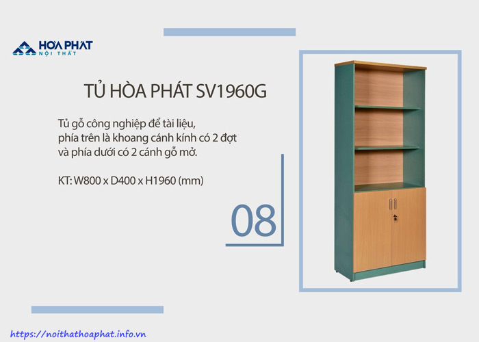 Tủ hồ sơ gỗ công nghiệp SV1960G