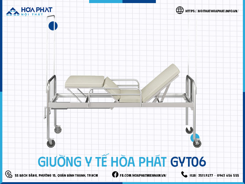 Giường y tế Hòa Phát HP5INFO GYT06