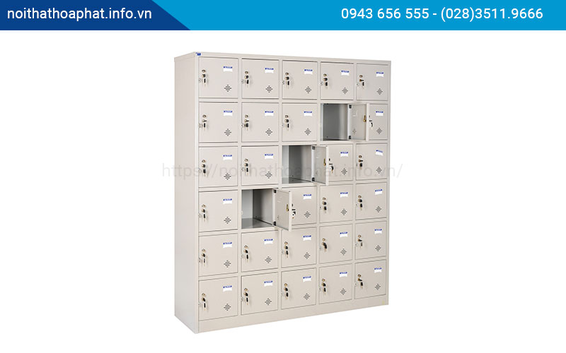 Tủ locker cho công nhân TU986-5K - noithathoaphat.info.vn