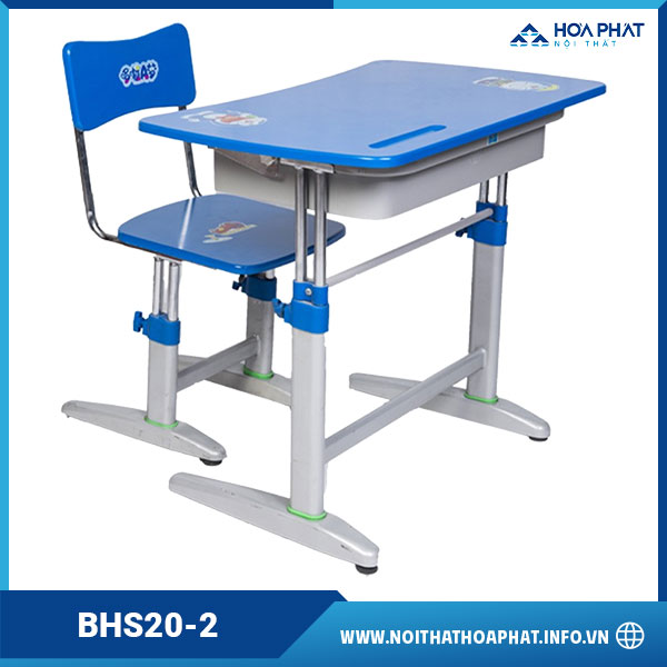 Bàn ghế học sinh Hòa Phát BHS20-2