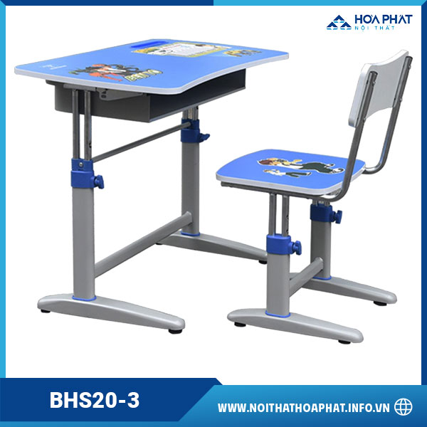 Bàn ghế học sinh Hòa Phát BHS20-3