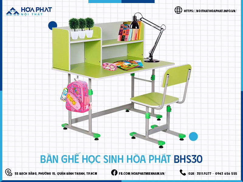 Bàn ghế học sinh Hòa Phát HP5INFO BHS30