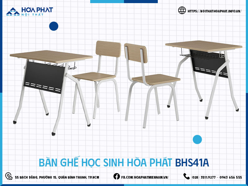 Bàn ghế học sinh Hòa Phát HP5INFO BHS41A