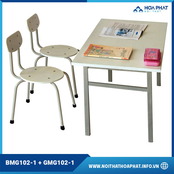 Bàn ghế học sinh Hòa Phát HP5INFO BMG102-1-GMG102-1