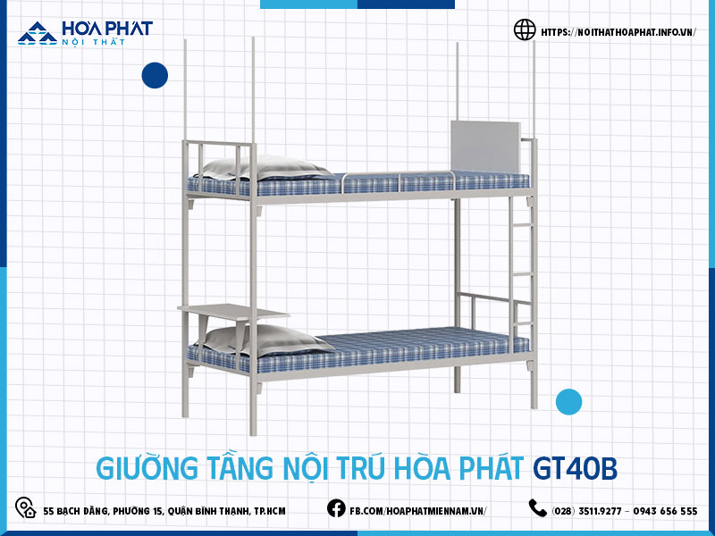 Giường tầng nội trú Hòa Phát HP5INFO GT40B