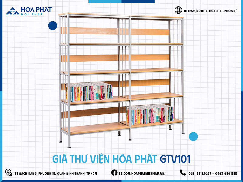 Giá thư viện Hòa Phát HP5INFO GTV101