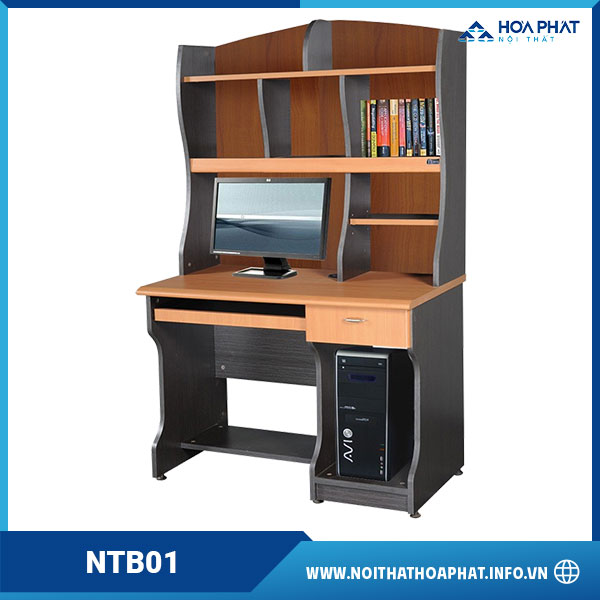 Bàn học liền giá sách Hòa Phát HP5INFO NTB01