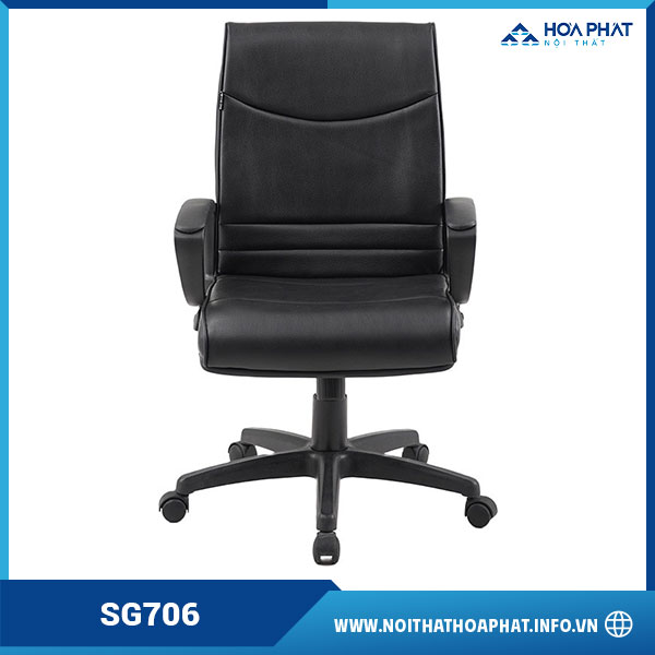 Ghế xoay da lưng trung SG706