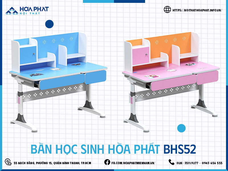 Bàn học sinh Hòa Phát HP5INFO BHS52