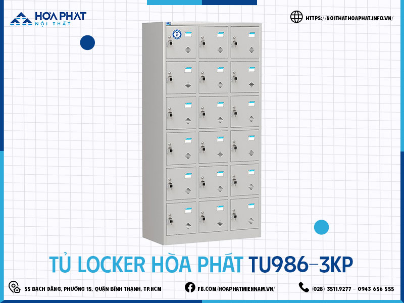 Tủ locker Hòa Phát HP5INFO TU986-3KP
