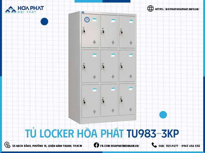 Tủ locker Hòa Phát HP5INFO TU983-3KP