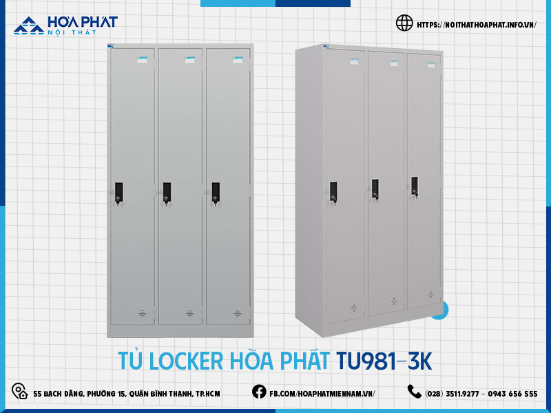 Tủ locker Hòa Phát HP5INFO TU981-3K