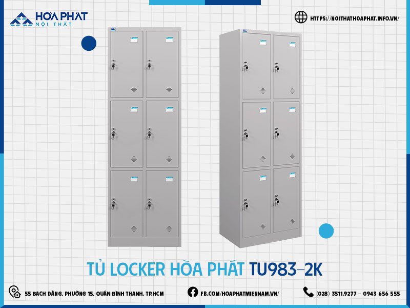 Tủ locker Hòa Phát HP5INFO TU983-2K