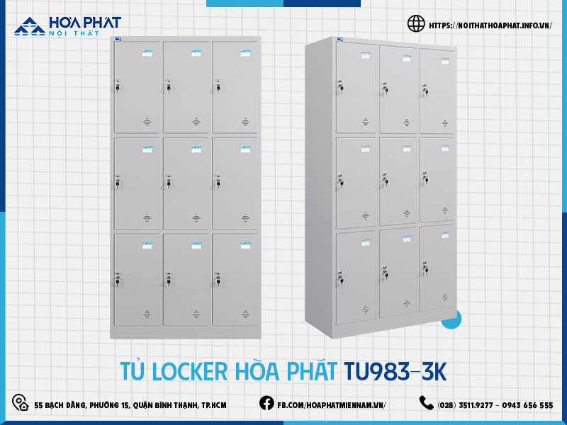 Tủ locker Hòa Phát HP5INFO TU983-3K