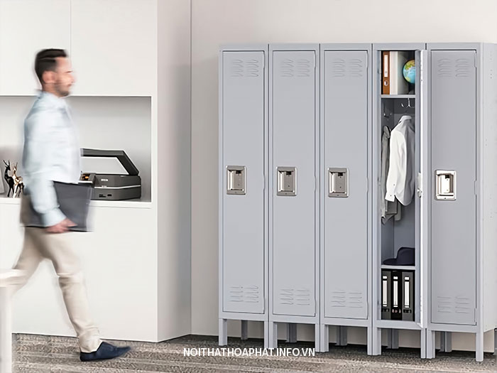 tủ locker khóa số - Nội thất Hòa Phát HP5INFO