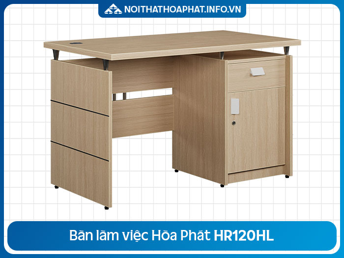 HP5INFO - Bàn làm việc gỗ ép 1m2 HR120HL