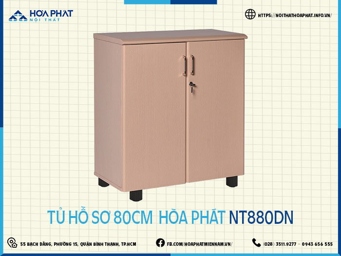 Tủ hồ sơ 80cm Hòa Phát NT880DN