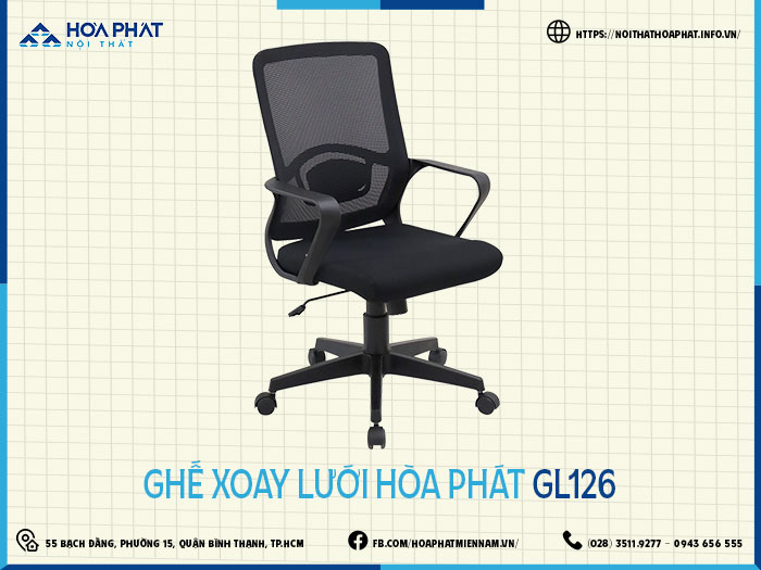 HP5INFO - Ghế xoay lưới văn phòng