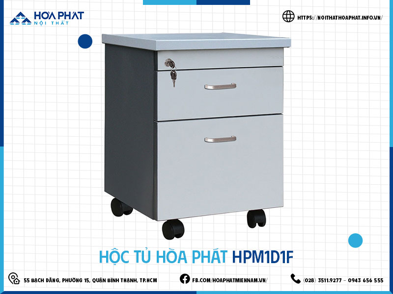 Hộc di động 2 ngăn HPM1D1F