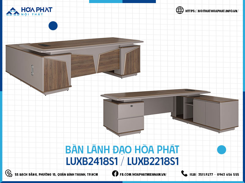 Bàn lãnh đạo Hòa Phát HP5INFO LUXB2418S1-LUXB2218S1