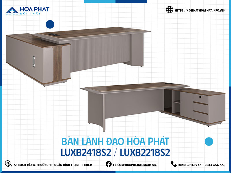 Bàn lãnh đạo Hòa Phát HP5INFO LUXB2418S2-LUXB2218S2