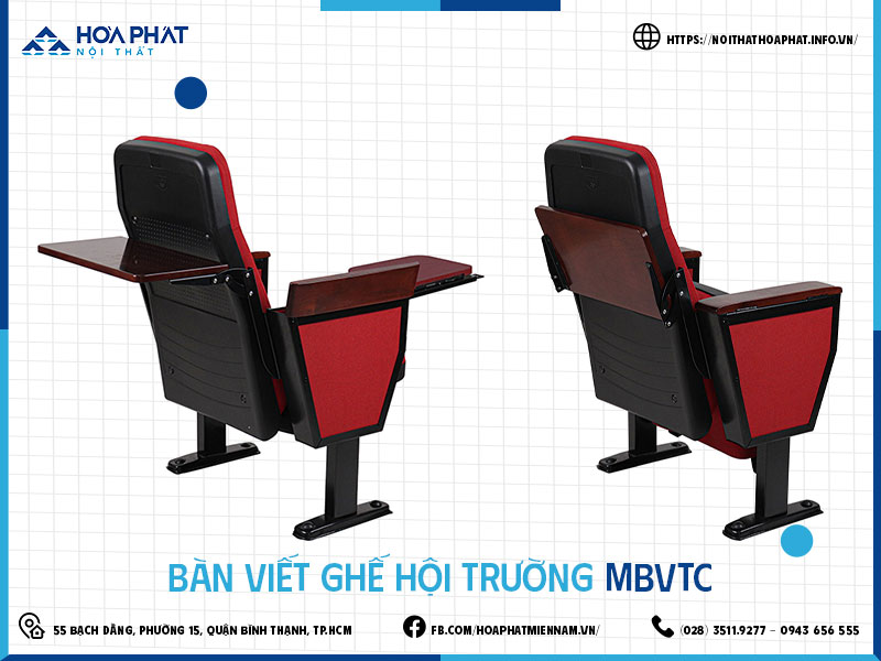 Bàn viết ghế hội trường Hòa Phát HP5INFO MBVTC