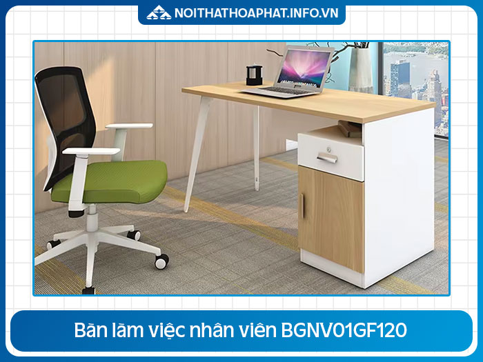 Bàn văn phòng liền hộc BGNV01GF120