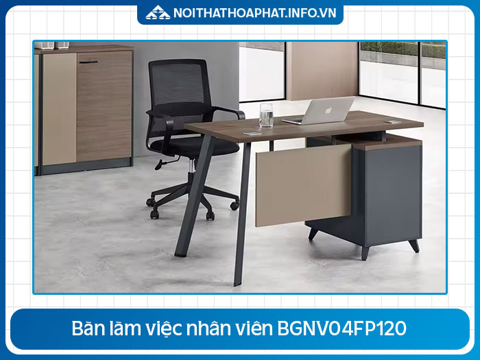 Bàn văn phòng chân sắt BGNV04FP120