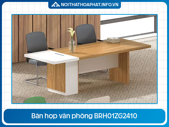 Bàn họp gỗ cao cấp 2m4 BRH01ZG2410