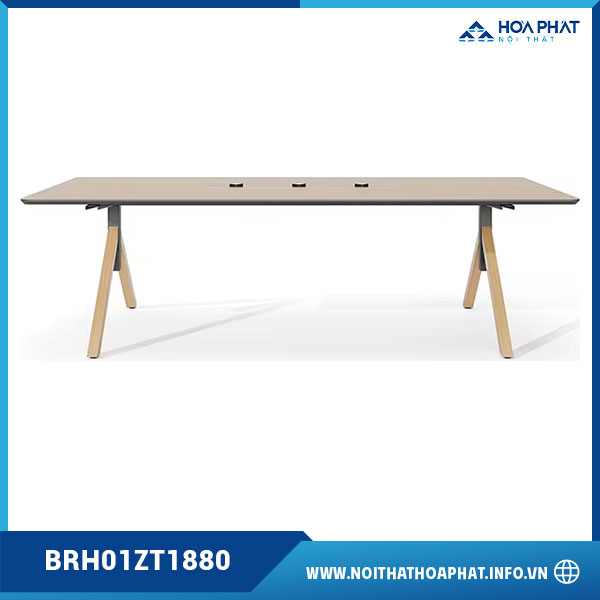 Bàn họp chân gỗ BRH01ZT1880