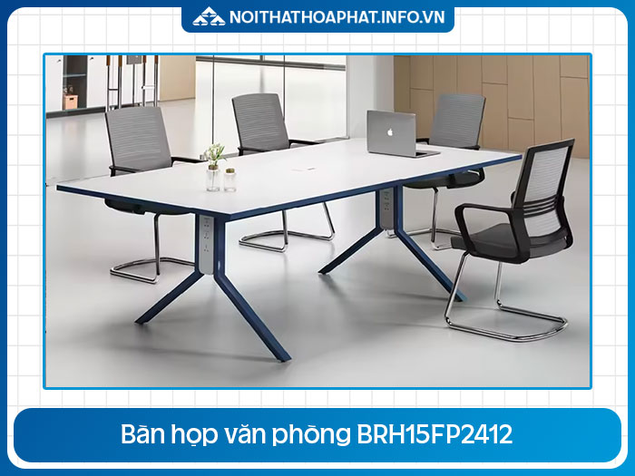 Bàn họp chân sắt 2m4 BRH15FP2412