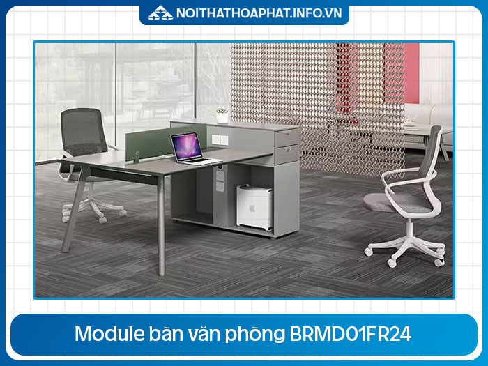 Module bàn nhân viên 2 chỗ BRMD01FR24