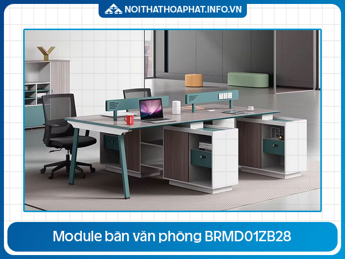 Cụm bàn làm việc 4 người BRMD01ZB28