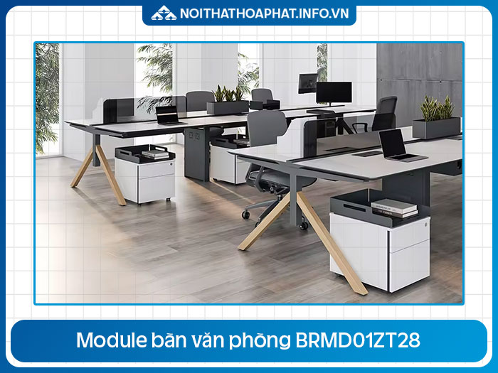 Cụm bàn nhân viên 6 người BRMD01ZT28