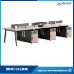 Module bàn văn phòng 6 chỗ BRMD02ZB36