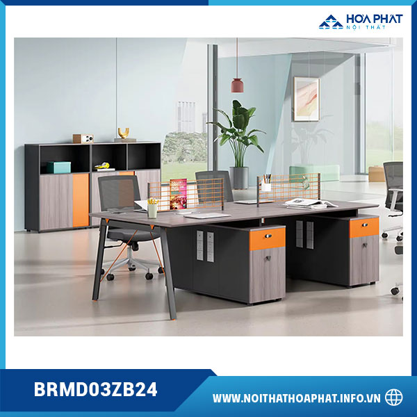 Cụm bàn nhân viên 4 người BRMD03ZB24