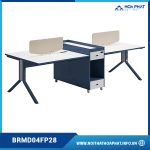 Module bàn văn phòng 4 chỗ BRMD04FP28