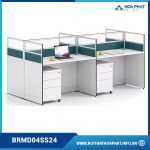 Module bàn nhân viên 4 chỗ BRMD04SS24