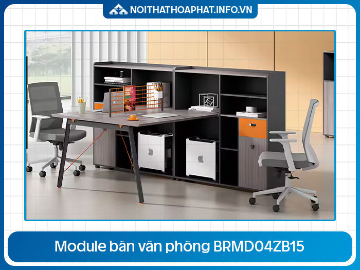 Module bàn làm việc 2 chỗ BRMD04ZB15