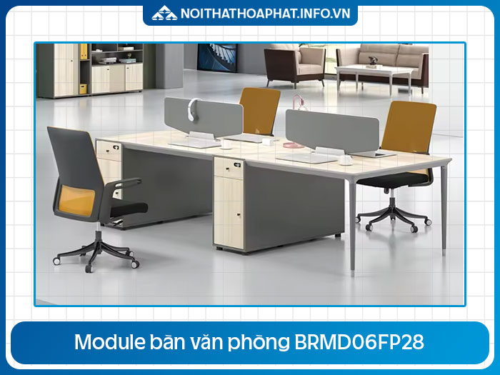 Module bàn làm việc 4 chỗ BRMD06FP28