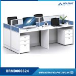 Module bàn văn phòng 4 chỗ BRMD06SS24