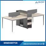 Module bàn nhân viên 4 chỗ BRMD08FP28