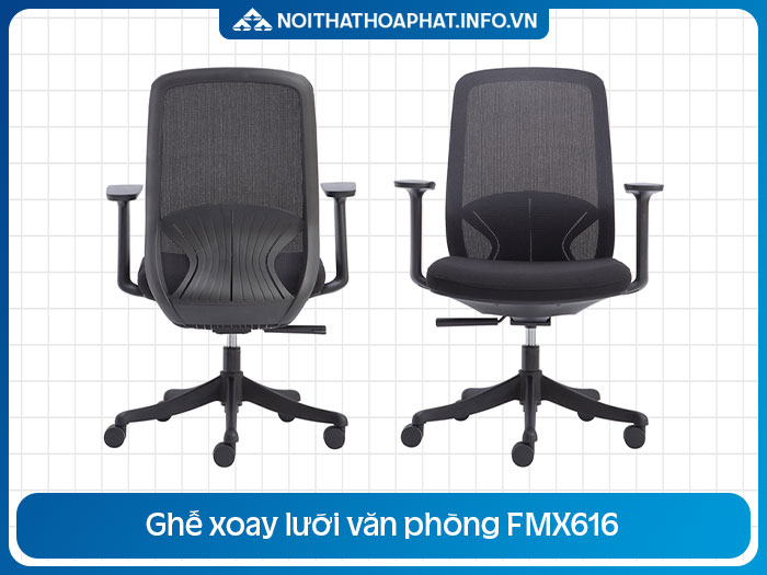 Ghế xoay lưới lưng trung FMX616