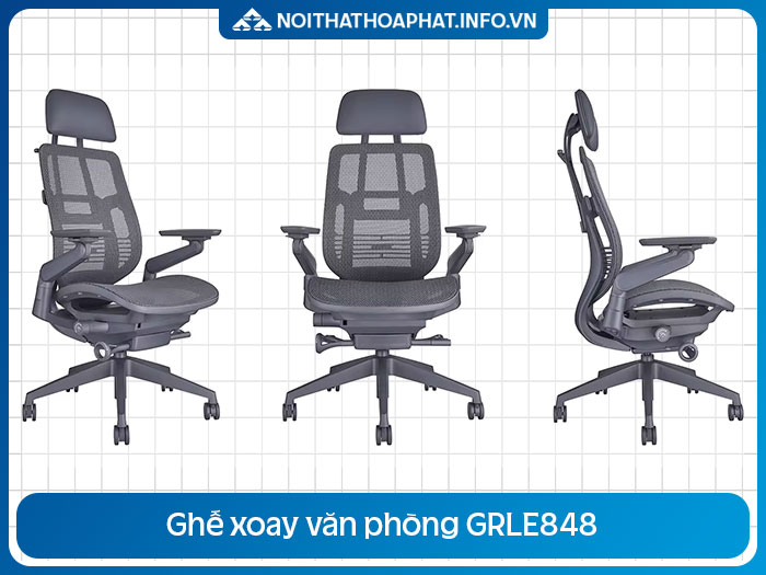 Ghế Ergonomic cao cấp GRLE848