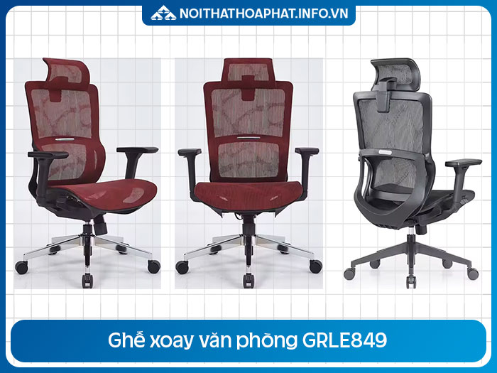 Ghế Ergonomic nhập khẩu GRLE849