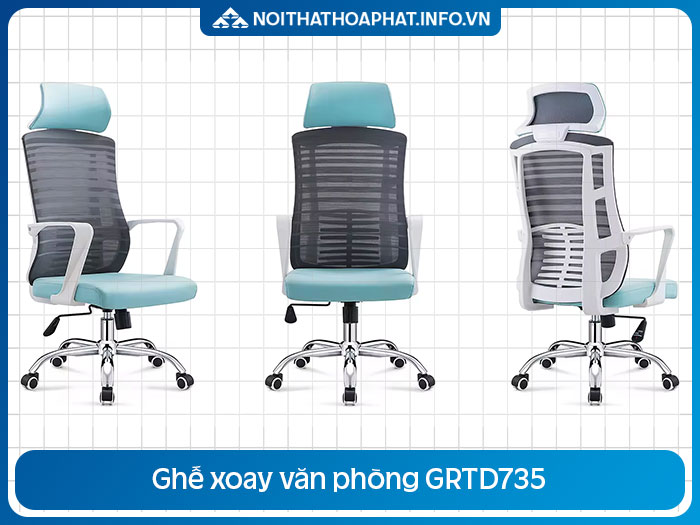 Ghế xoay lưới nhập khẩu GRTD735