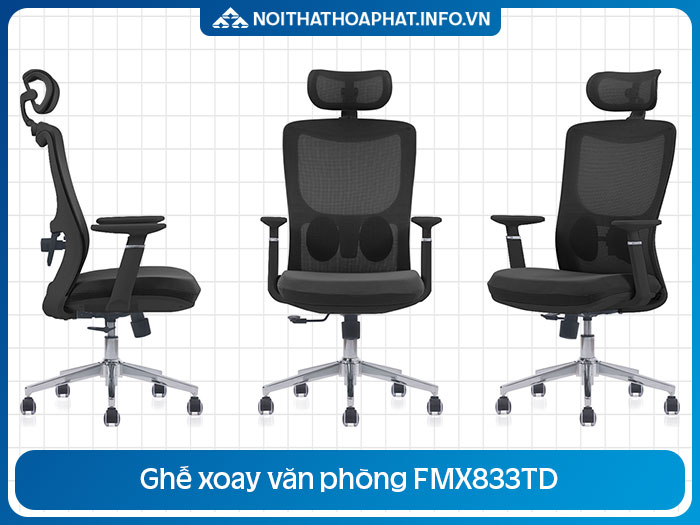 Ghế xoay tựa lưới FMX833TD