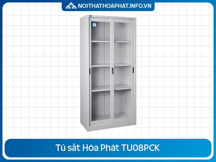 Tủ sắt cánh kính TU08PCK